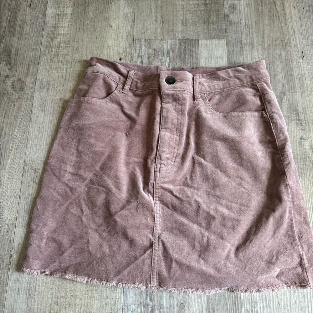 Forever 21 Corduroy Pink Skirt